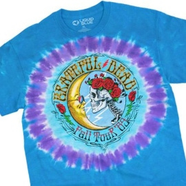 Grateful Dead - Batik Steal Your Face Tie Dye T Shirt